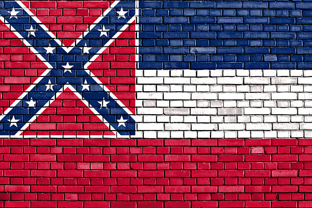 istock flag of Mississippi painted on brick wall 502840962