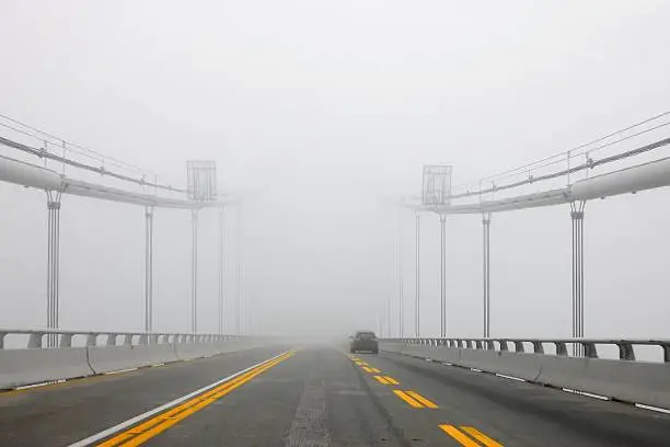 Photo of Chesapeake Bay Bridge Fog