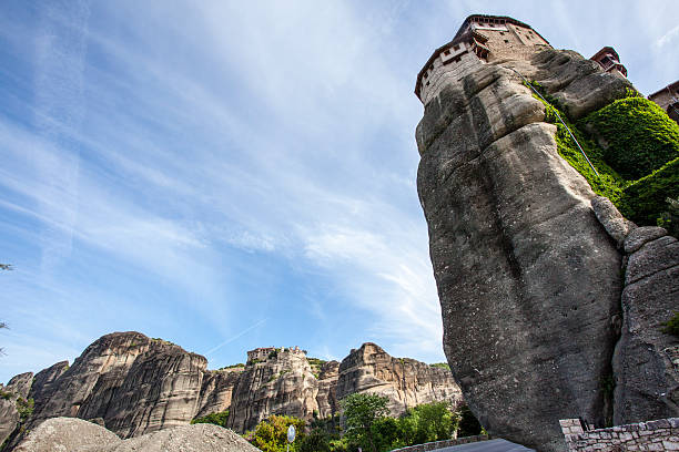 istock Roussanou nunnery in Meteora in Central Greece 502842584
