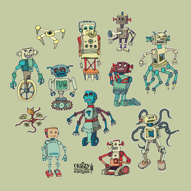Crazy Machine Drawring 180+ Vintage Mechanical Brain Drawing Stock Photos, Pictures & Royalty ...