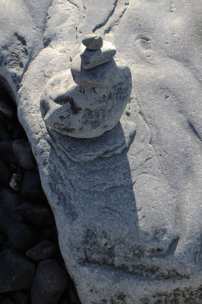 istock Zen Pile of Beach Stones 502846202