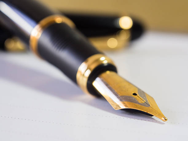 istock Fountain pen  shot with shallow depth of field 502847708