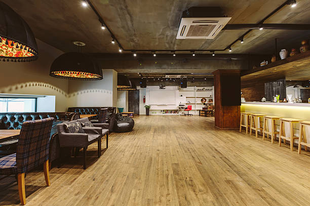 istock Loft cafe and meeting room interior design 502852242