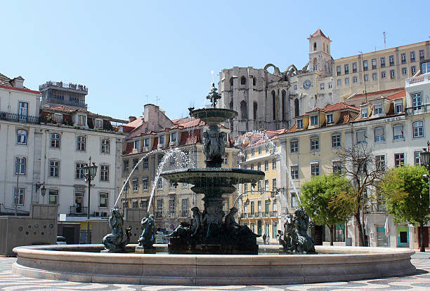 istock Rossio Square, Lisbon, Portugal 502857387