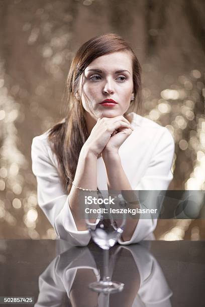 Lonely Unhappy Woman Waiting For Date Stock Photo - Download Image Now - Adult, Beautiful People, Beautiful Woman