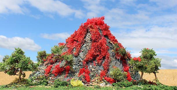 istock Image of homemade model volcano, created for school project (Geography) 502857829