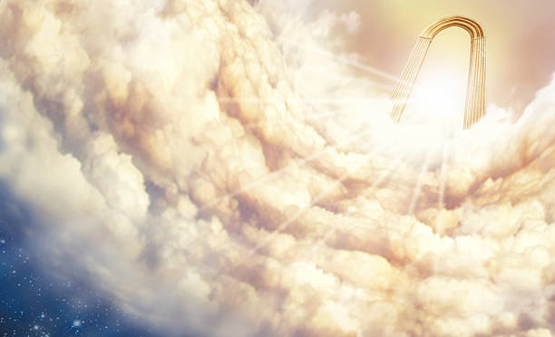 무한함 하늘 위에서 - dreams cloud angel heaven 뉴스 사진 이미지