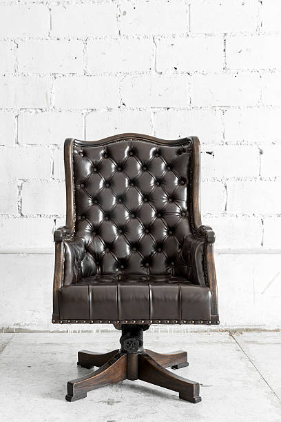 istock Black Chair in vintage room 502861412