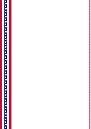 Stars and Stripes decoration for paper