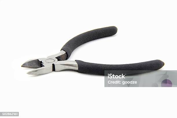 Pliers Stock Photo - Download Image Now - Wire Cutter, Black Color, Cable