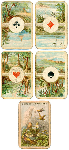 istock Aces German Four Continents playing cards by Dondorf 1900 502863931