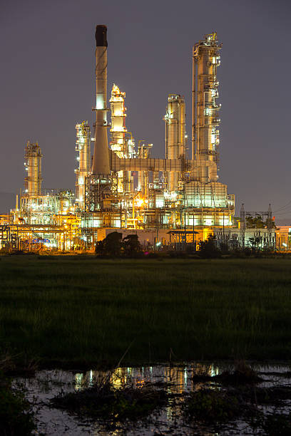 istock Oil Refinery Factory 502863956