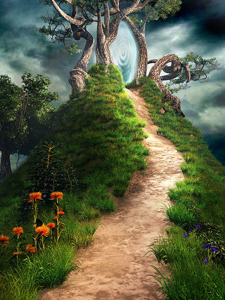 istock Magical portal on the hill 502867206