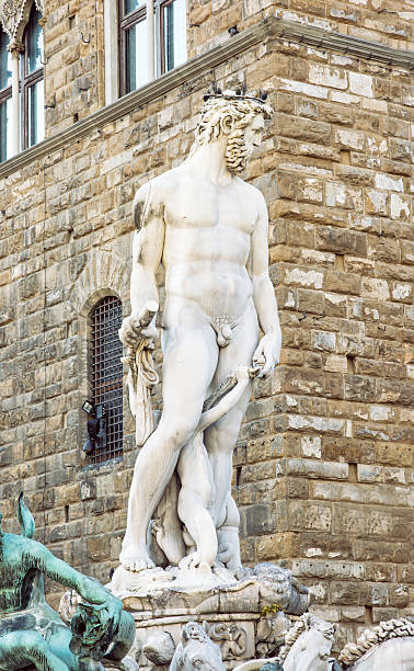 istock Fountain of Neptune, Florence, Italy, architecture theme 502868730