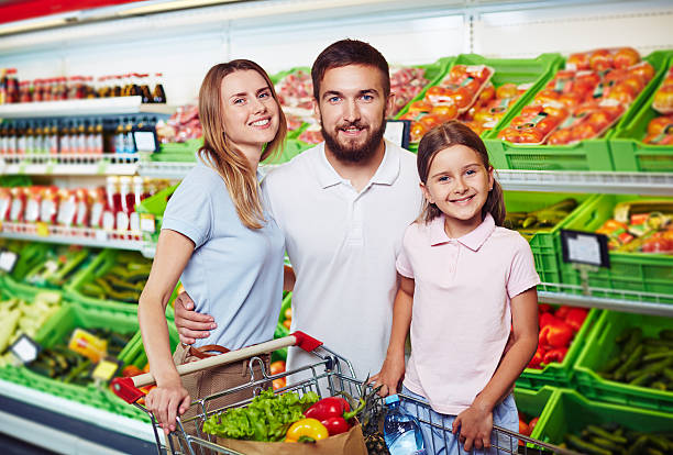 istock Family in store 502871352