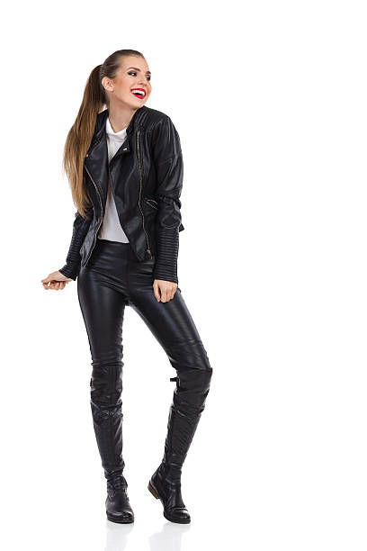 istock Smiling Girl in Rock Outfit 502872580