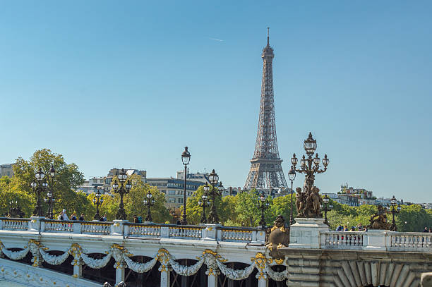 istock Pont Alexandre III and Eiffel tower, Paris , France 502872986