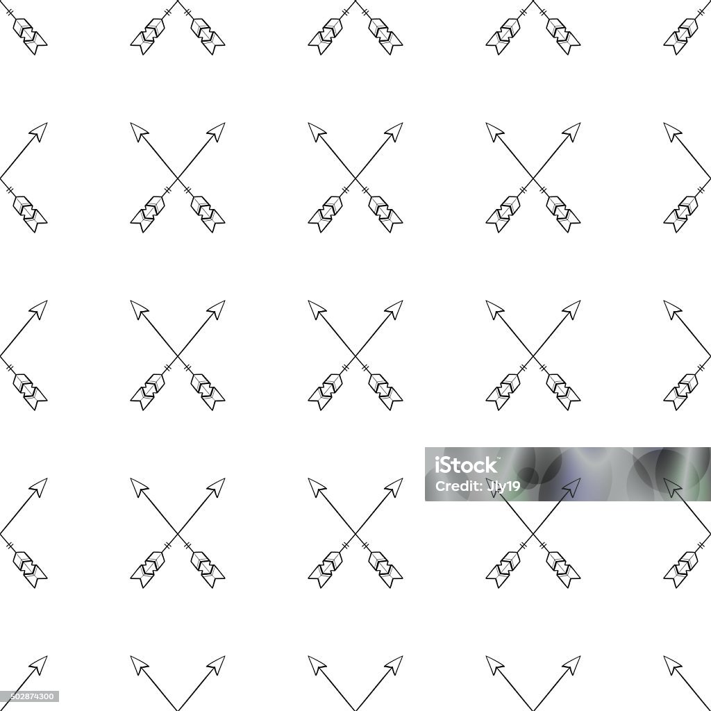 Aztec Pattern Arrow Aztec Arrows Seamless Pattern Stock Illustration - Download Image Now ...