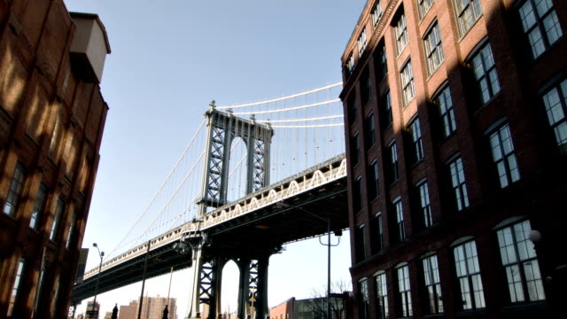 Manhattan bridge on a sunny day