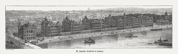 istock Saint Thomas Hospital in London, published in 1875 502888760