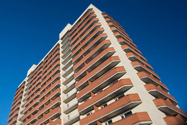 istock high residential building on a background of blue sky 502889062