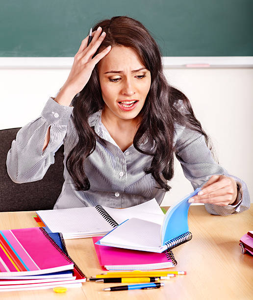istock Woman in classroom. 502890087