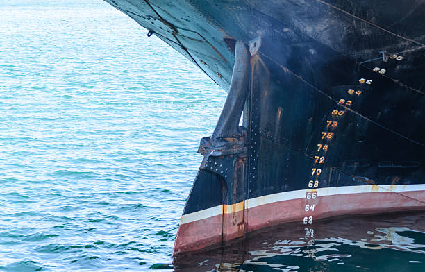 istock Bow and keel of a large ship 502890426