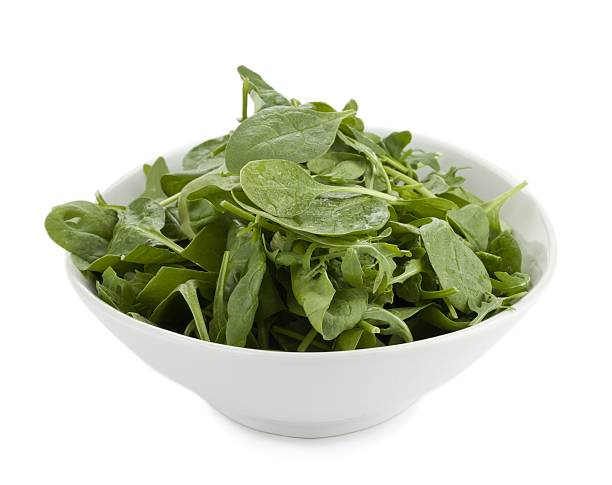 istock wet green spinach leaves 502891434