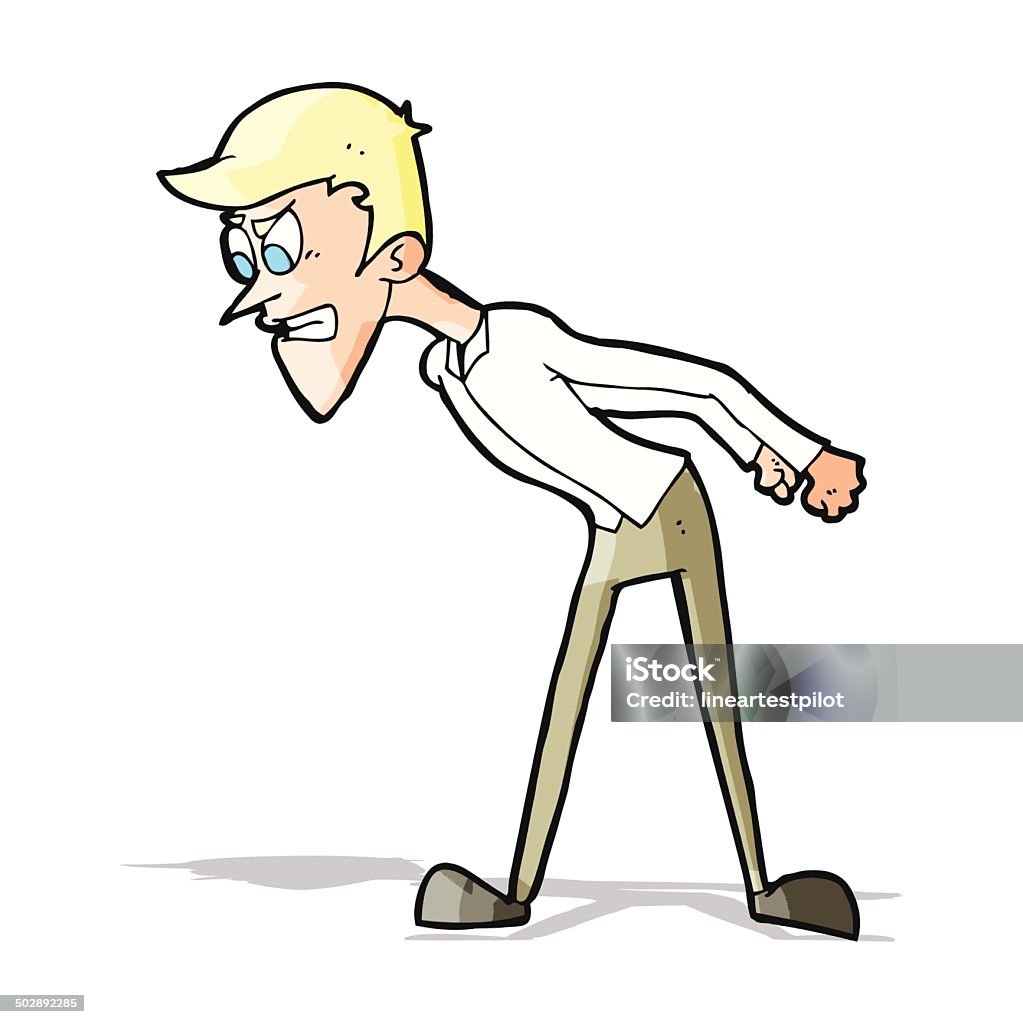 Cartoon Angry Man Stock Illustration - Download Image Now - Adult, Arguing,  Bizarre - iStock