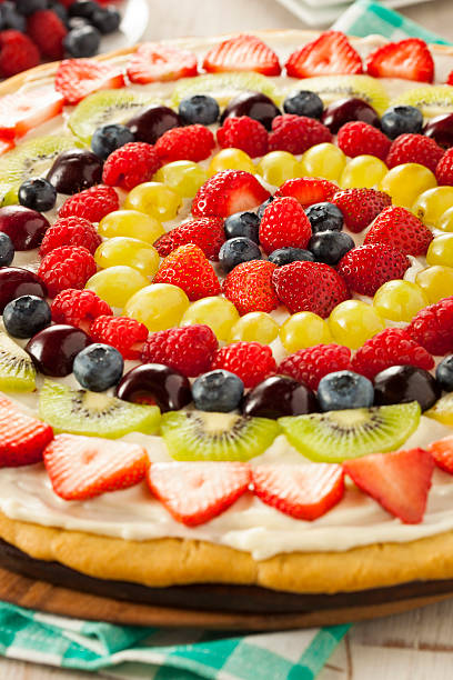 istock Homemade Natural Fruit Pizza 502893113