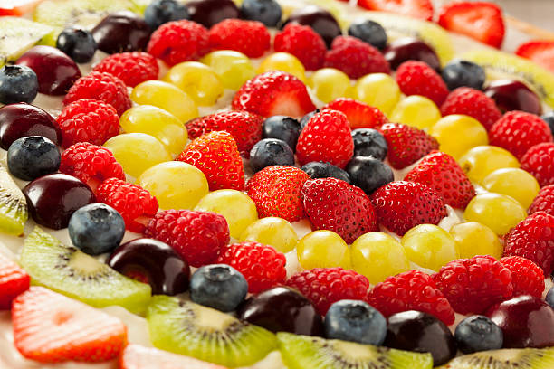 istock Homemade Natural Fruit Pizza 502893115