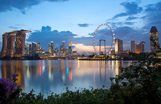 istock MARINA BAY VIEW SUNSET SINGAPORE 502893207