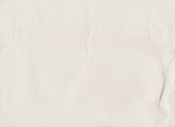 しわ加工のホワイトペーパー - fiber rice paper paper white ストックフォトと画像