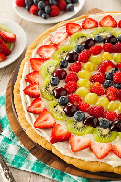 istock Homemade Natural Fruit Pizza 502894261