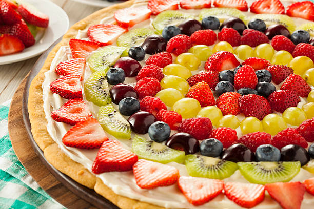 Homemade Natural Fruit Pizza