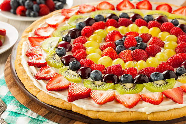 istock Homemade Natural Fruit Pizza 502894281