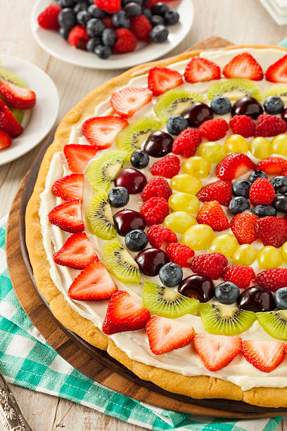 istock Homemade Natural Fruit Pizza 502894285