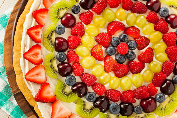 istock Homemade Natural Fruit Pizza 502894303