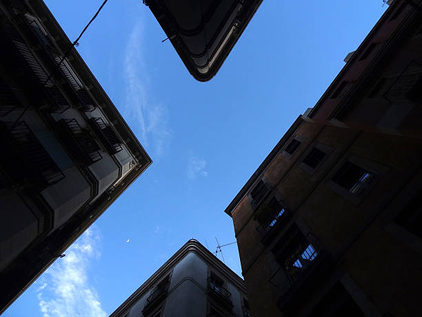 Low-Angle View of Barcelona