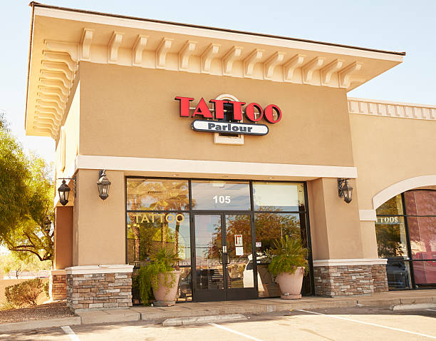 istock Exterior View Of Tattoo Parlor 502894964