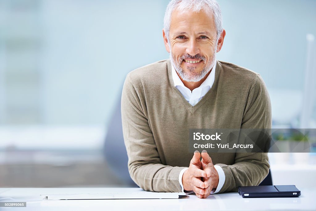 My office door is always open Portrait of a mature businessman sitting at his deskhttp://195.154.178.81/DATA/i_collage/pi/shoots/783926.jpg Desk Stock Photo