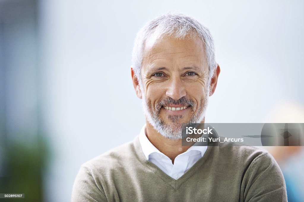 Lächeln den Weg zum Erfolg - Lizenzfrei Männer Stock-Foto