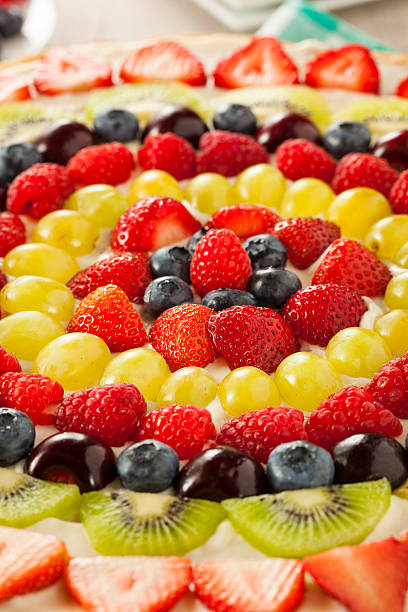 istock Homemade Natural Fruit Pizza 502895779