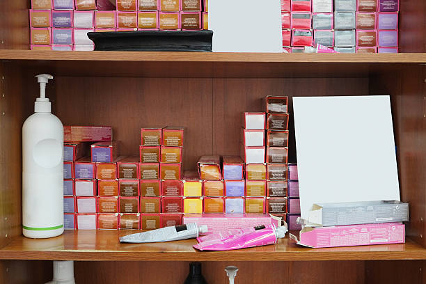 istock Hair dye on the shelf 502898648