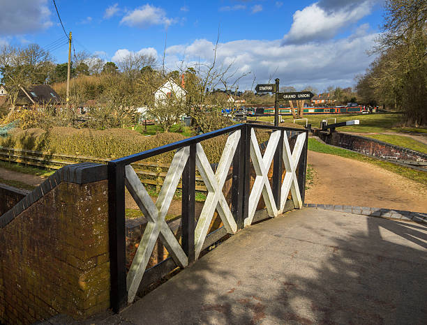 運河 - warwickshire narrow nautical vessel barge ストックフォトと画像