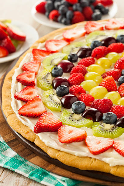 istock Homemade Natural Fruit Pizza 502906239