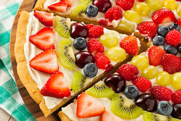istock Homemade Natural Fruit Pizza 502906241