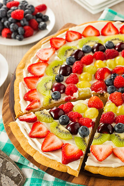 istock Homemade Natural Fruit Pizza 502906251
