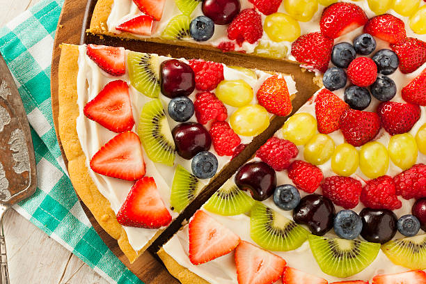 istock Homemade Natural Fruit Pizza 502906255
