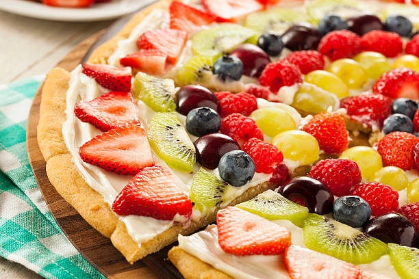 istock Homemade Natural Fruit Pizza 502906261